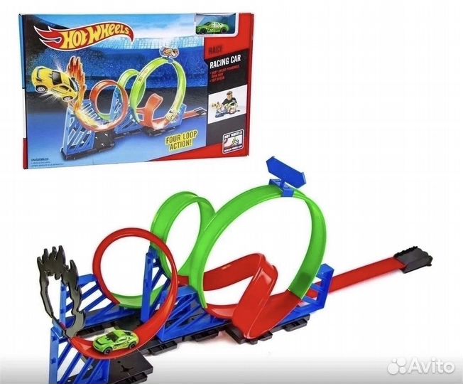 Hot wheels трек новый