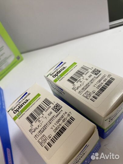 Линзы контактные