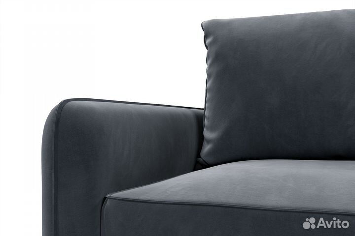 Диван угловой серый Портленд