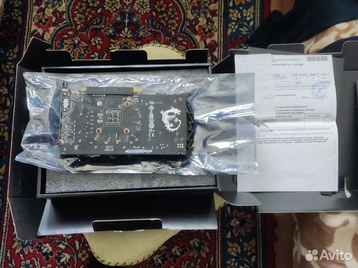 Видеокарта MSI 1650 Super неисправна