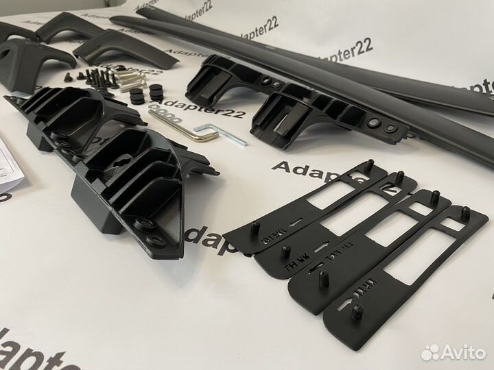 Поперечные рейлинги Toyota RAV4 19-22. Металл