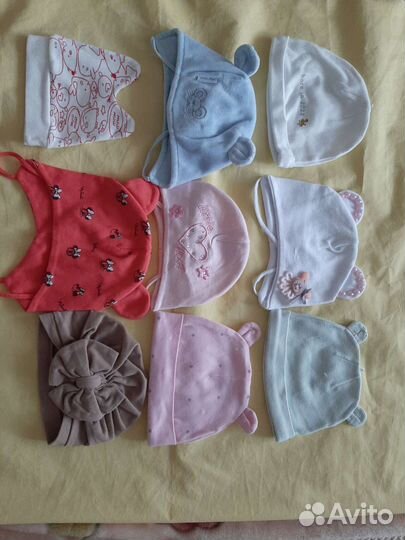 Шапочки на девочку