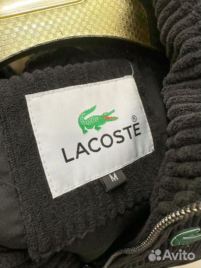 Куртка ветровка вельветовая Lacoste