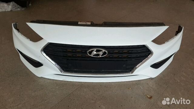 Бампер хундай солярис 2