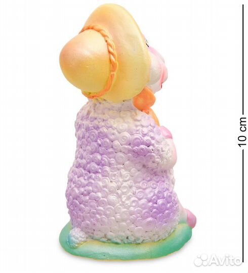 Фигурка гипсовая Овечка на полянке, фиолетовый A1870042