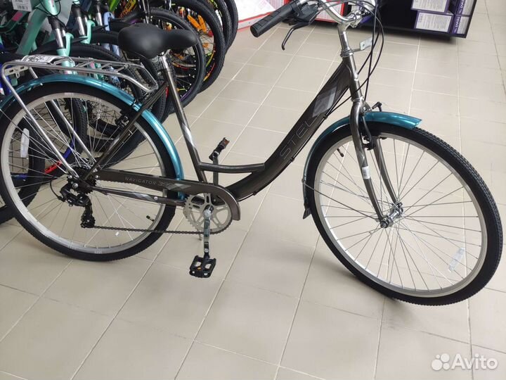 Велосипед 28 Stels Navigator 395 зол/серый-металл