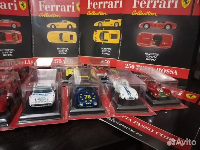 Коллекционные машинки Ferrari 1:43