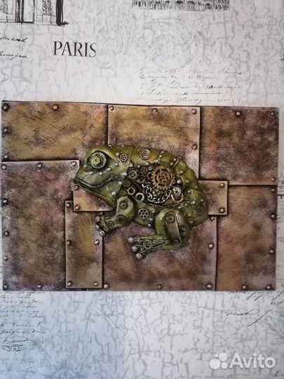 Картина интерьерная в стиле стимпанк