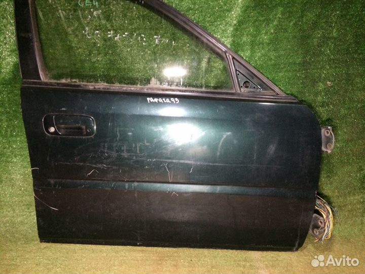 Дверь передняя правая Honda Rafaga CE4 Зеленая вмя