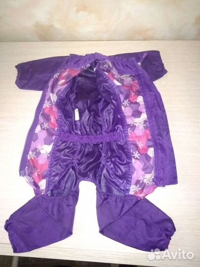 Непромокаемый комбинезон для собак мелких пород