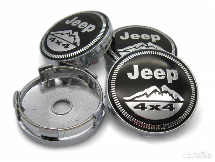 Заглушка диска Jeep 4x4 колпачок в литой диск джип