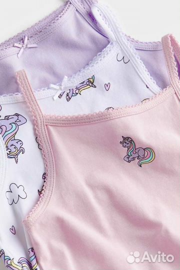 Майки для девочки H&M 122 128 размер