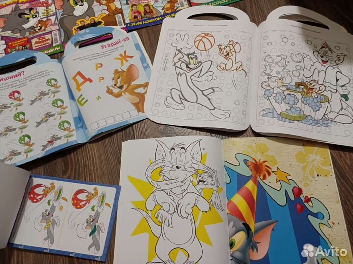 Комиксы Том и Джерри+творческий блокнот