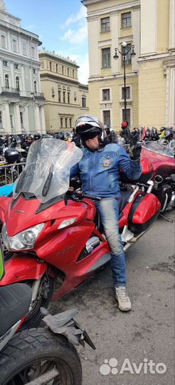 Мотокуртка джинсовая Pan European