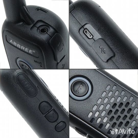 Портативная рация abbree AR-Q2, UHF 400-470MHz, 16