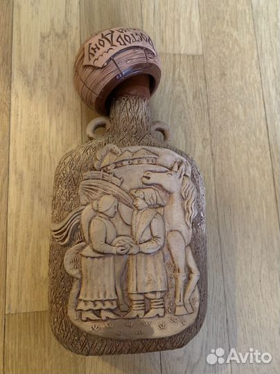 Бутылка и набор «Горец» керамические