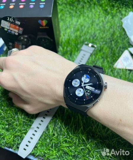 SMART Watch W03 pro круглые Смарт часы