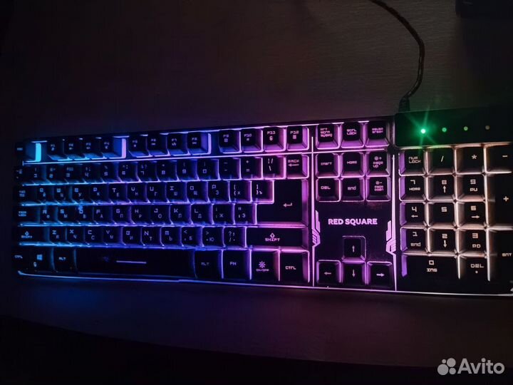Профессиональная игровая клавиатура tesla RGB