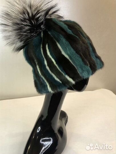 Шапка норковая женская