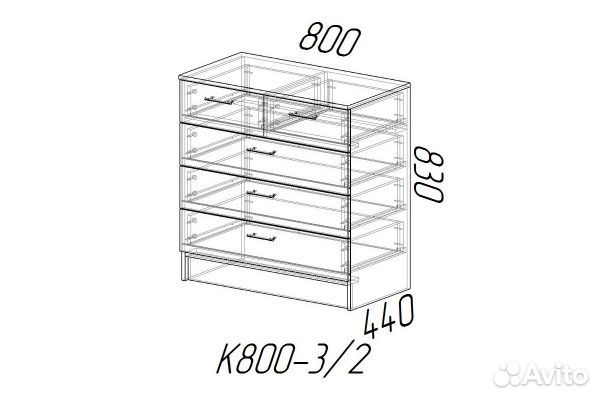 Комод К800