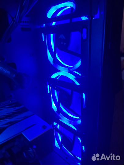 Корпусные вентиляторы 120 мм синие