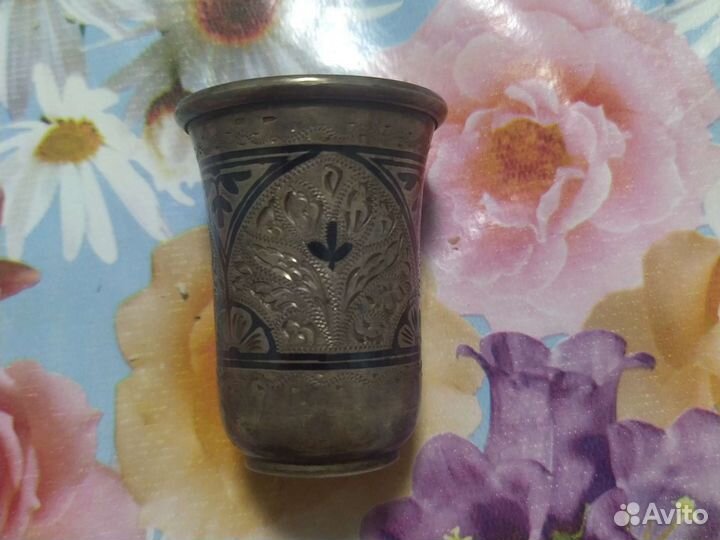 Серебрянная рюмка кубачи