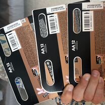 Батарейки Duracell AA, алкалиновые, 1.5V, Москва