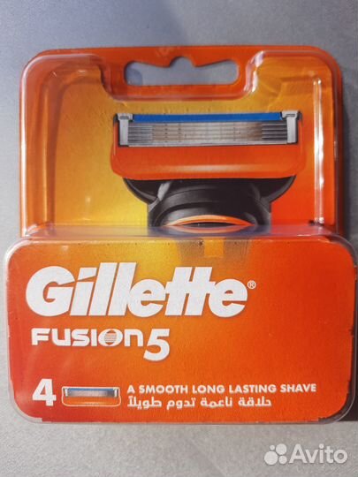 Кассеты Gillette Fusion 5 (4 кассеты)