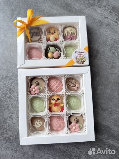 Наборы из бельгийского шоколада на Пасху