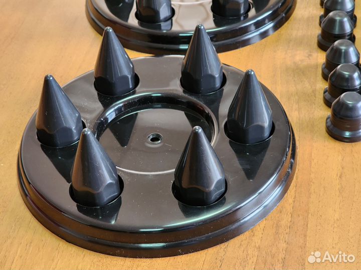 Колпаки ступичные Газель Черные R16