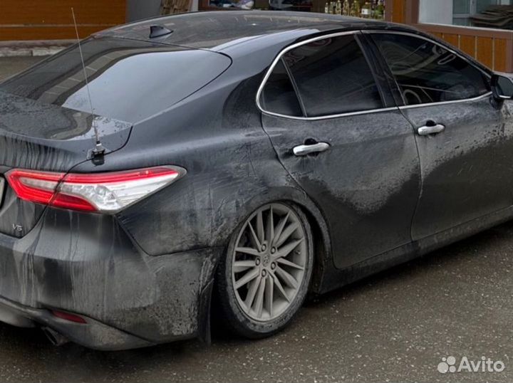 Тёмние стёкла camry 70-75 +установка