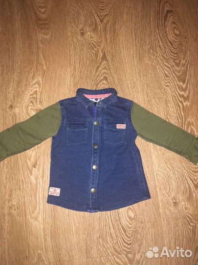 Рубашка джинсовая