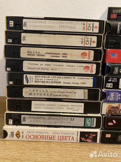 Видеокассеты vhs 28шт