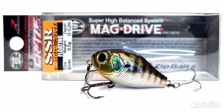 ZipBaits B-Switcher Craze SSR (8 цветов). Япония