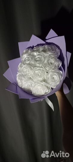 Букет из атласных лент