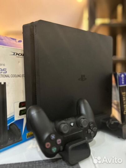 Sony playstation 4 slim 1tb с играми