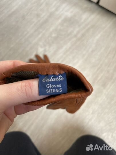 Перчатки натуральная кожа