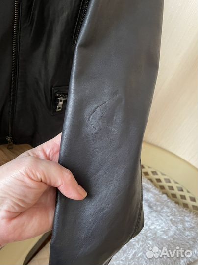 Куртка кожаная женская 48 размер