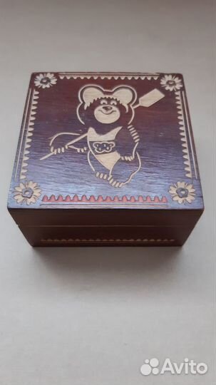 Шкатулка. Олимпийский Мишка. Олимпиада-80