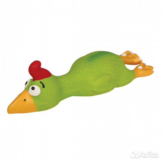 LT114 Игрушка латекс Утка с хохолком48