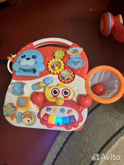 Ходунки + Развивающий столик 2 в 1 baby go