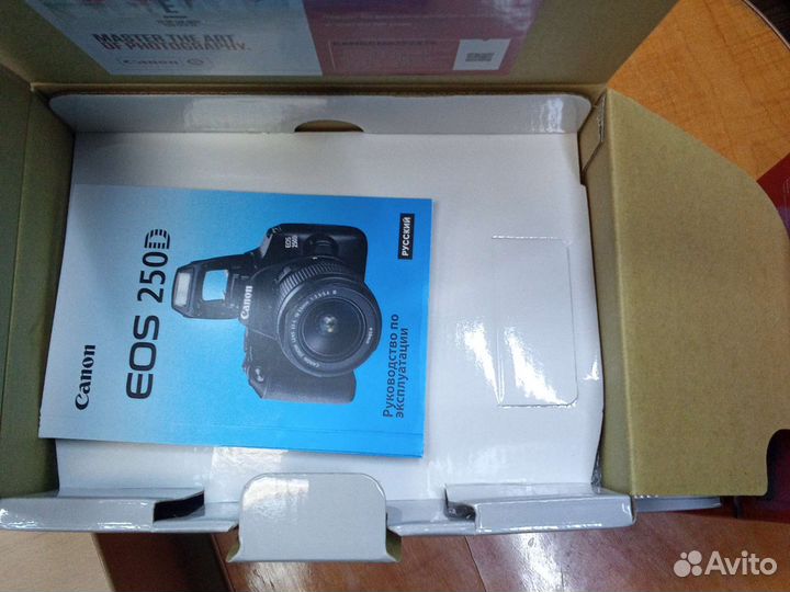 Зеркальный фотоаппарат canon 250d kit
