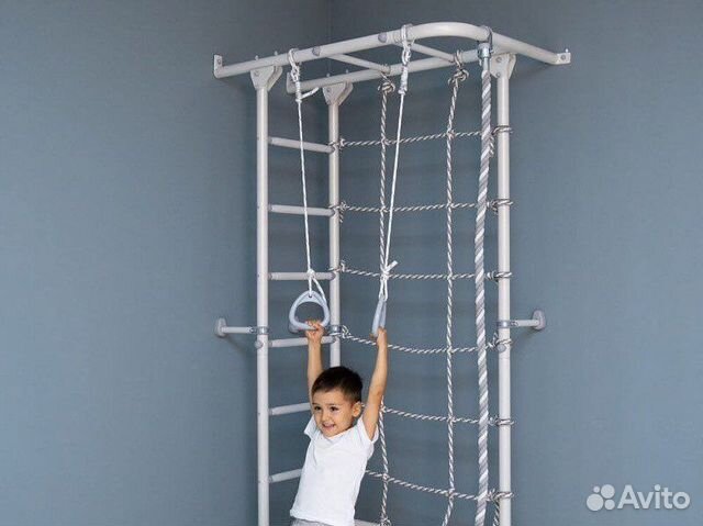 Шведская стенка угловая с массажными ступенями