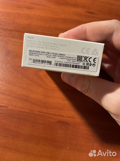 Зарядка для iPhone 20w