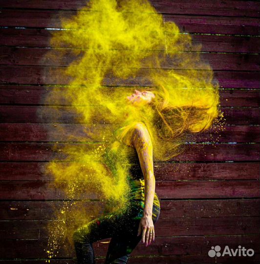 Холи, порошок для цветного праздника