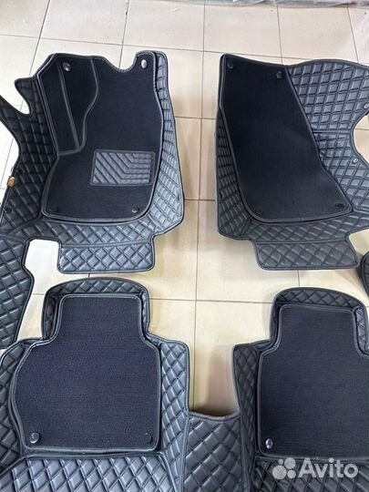 Коврики 5D кожанные на Ford Focus 3