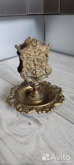 Винтажная спичечница (держатель,подставка)