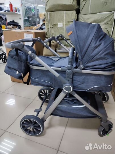 Коляска люкс мом 2в1