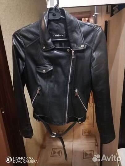 Куртка кожаная женская 46