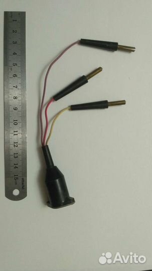 Переходник с 5 din на 3 штекера 4мм